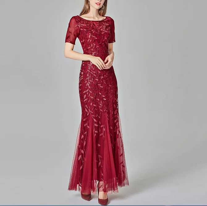 2023 New Size Elegant Saudi Arabia Ever Pretty Mermaid Sequined Lace Appliques Mermaid Long Dress Party Gown
2023 New Size Elegant Saudi Arabia Ever Pretty Mermaid Sequined Lace Appliques Mermaid Long Dress Party Gown