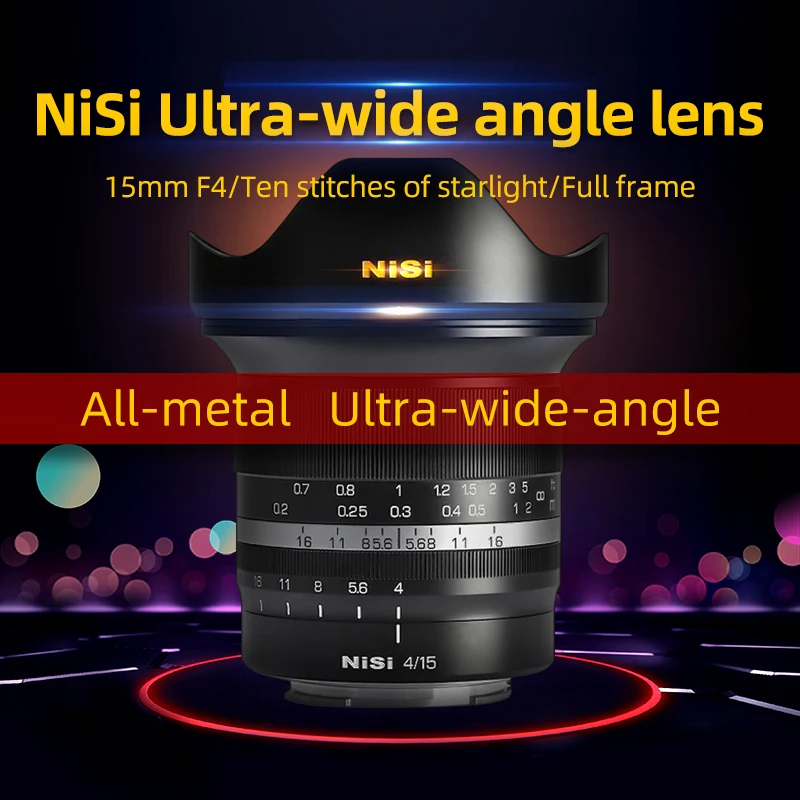 Micro SLR Lens 15mm F4 Ultra Wide-Angle Full Frame 10-pin Starlight Lens Fixed Focal Length Lens
Micro SLR Lens 15mm F4 Ultra Wide-Angle Full Frame 10-pin Starlight Lens Fixed Focal Length Lens