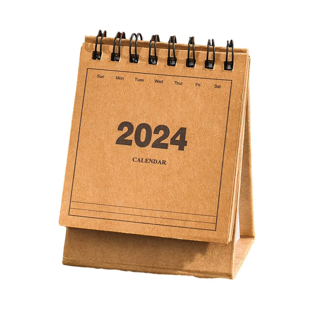 2024 Mini Desk Calendar Simple Kraft Calendar Time Management Daily Planner Yearly Organizer Home Office Table Calendar Ornament
2024 Mini Desk Calendar Simple Kraft Calendar Time Management Daily Planner Yearly Organizer Home Office Table Calendar Ornament