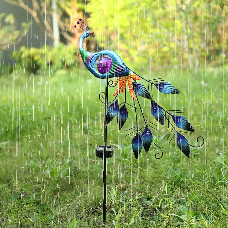 Solar Lights Outdoor Waterproof Metal Luxury Peacock Statues Figurine Lawn Landscape Lamp For Yard Path Garden Decoration Sculpt
Solar Lights Outdoor Waterproof Metal Luxury Peacock Statues Figurine Lawn Landscape Lamp For Yard Path Garden Decoration Sculpt