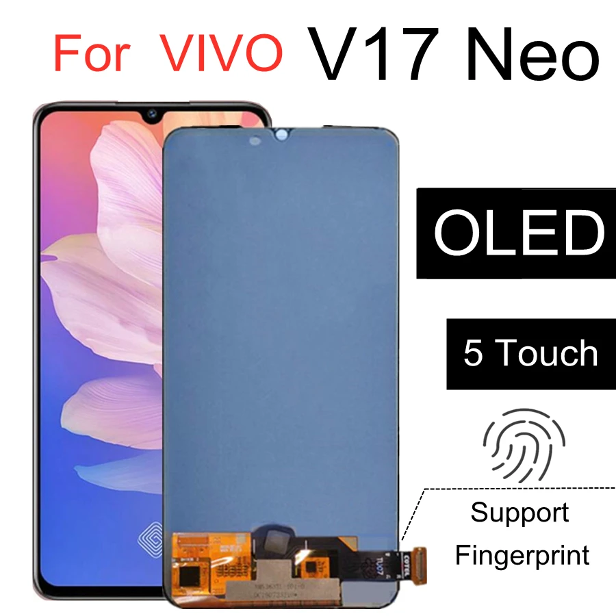 ЖК-дисплей 6,38 OLED для VIVO V17 Neo, сменный сенсорный экран в сборе для Vivo V17 Россия V1945A V1945T 1920 LCD дисплей
ЖК-дисплей 6,38 OLED для VIVO V17 Neo, сменный сенсорный экран в сборе для Vivo V17 Россия V1945A V1945T 1920 LCD дисплей
