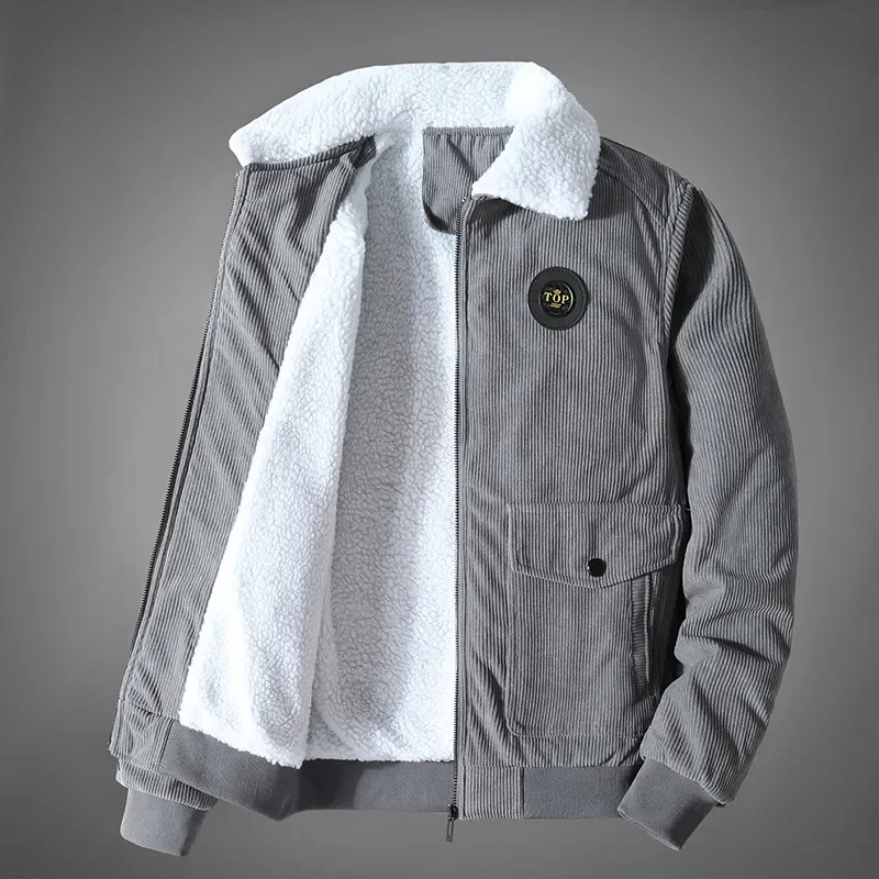 Casual 2023 Autumn Winter Men's Lamb Fleece Jackets Outwear Warm Cashmere Plush Coats Loose Thick Velvet Parkas Plus Size L-5XL
Casual 2023 Autumn Winter Men's Lamb Fleece Jackets Outwear Warm Cashmere Plush Coats Loose Thick Velvet Parkas Plus Size L-5XL