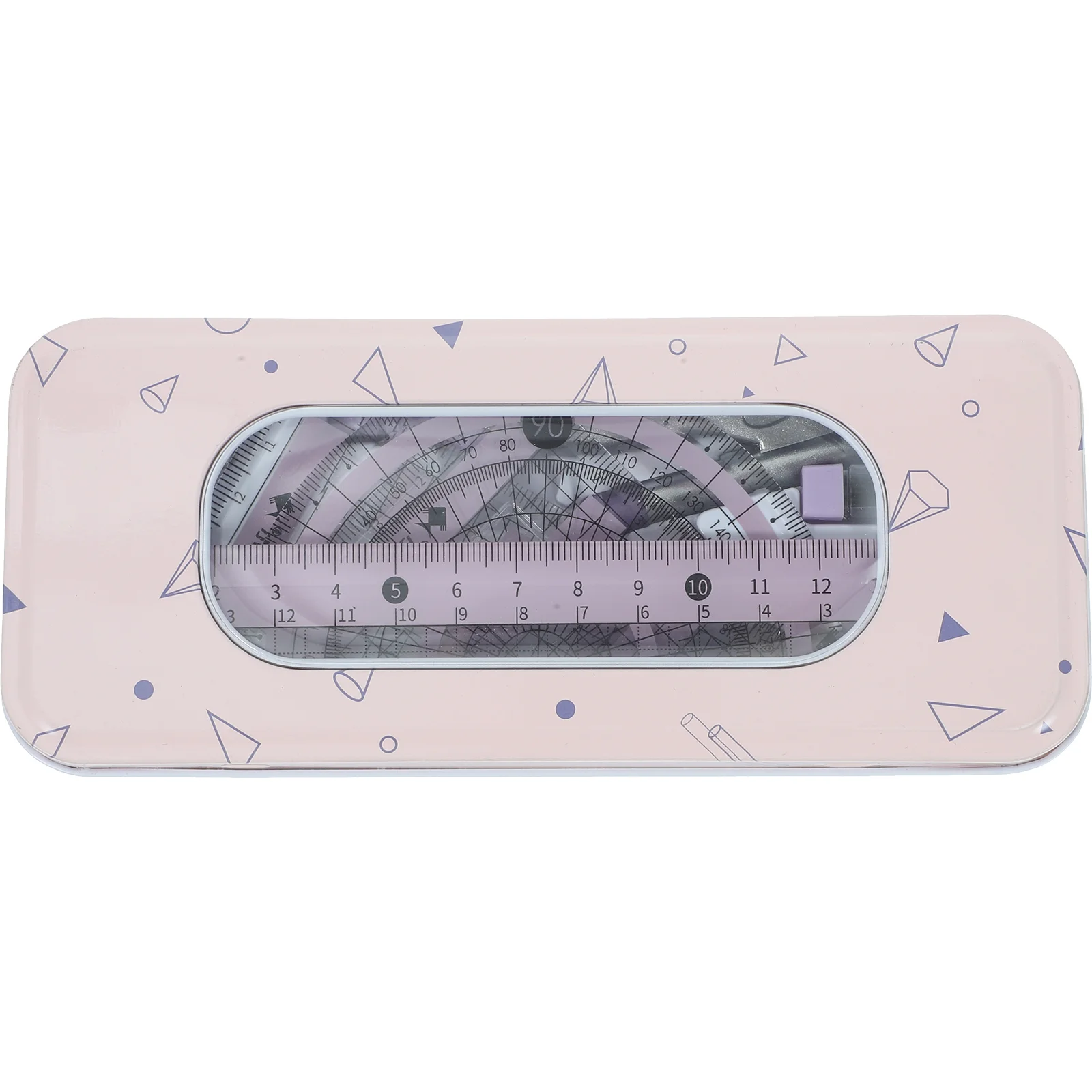 Ruler Set Metal Tracing Compass Bousole Professional Drawing Stationery Triangular
Ruler Set Metal Tracing Compass Bousole Professional Drawing Stationery Triangular
