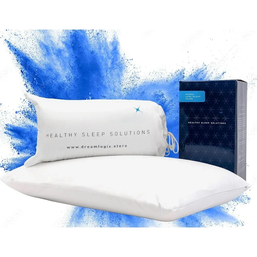 

Подушка Premium Talalay из натурального латекса-мягкая подушка королевского размера для сна, боковая спина и живот, спальные принадлежности, отличный подарок для дома