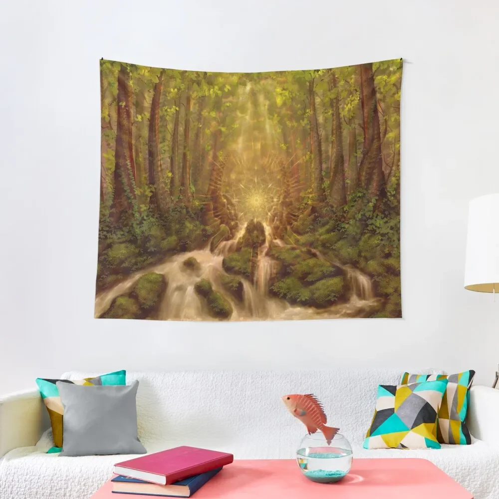 

Divine Encounter Tapestry Wall Hanging Wall Decoration Items Decor For Bedroom Room Decorating Aesthetic Tapestry