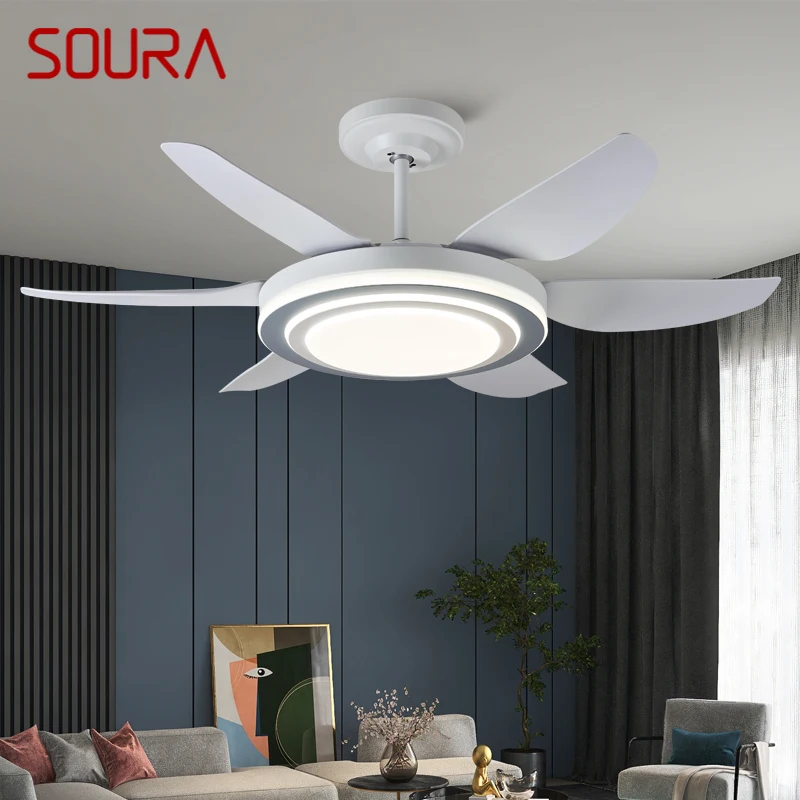 SOURA Fan Light Nordic LED Ceiling Fan Light Modern Minimalist Restaurant, Living Room, Bedroom Commercial Electric Fan
SOURA Fan Light Nordic LED Ceiling Fan Light Modern Minimalist Restaurant, Living Room, Bedroom Commercial Electric Fan