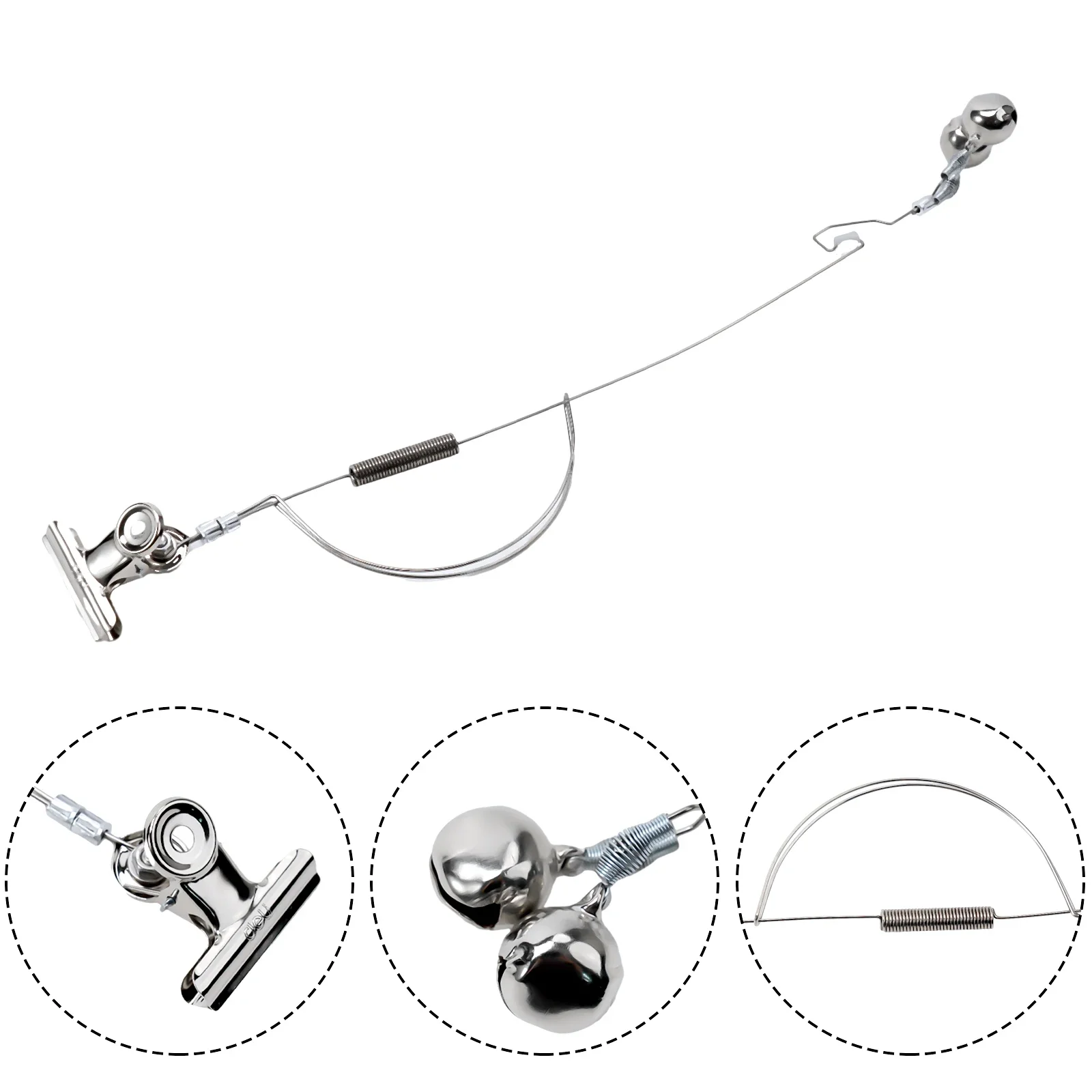 Durable Fishing Alarm Fishing Rod Spare Parts Stainless Steel Bite Loop Alarm Fishing Clip Indicator Replacement
Durable Fishing Alarm Fishing Rod Spare Parts Stainless Steel Bite Loop Alarm Fishing Clip Indicator Replacement