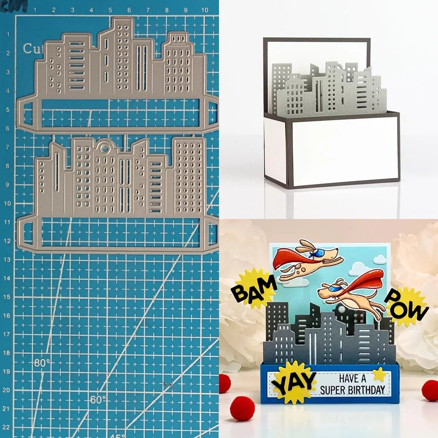 Lucky Goddess Metal Cutting Dies Cityscape Diy Scrapbooking Photo Album Decorative Embossing Paper Card Crafts
Lucky Goddess Metal Cutting Dies Cityscape Diy Scrapbooking Photo Album Decorative Embossing Paper Card Crafts