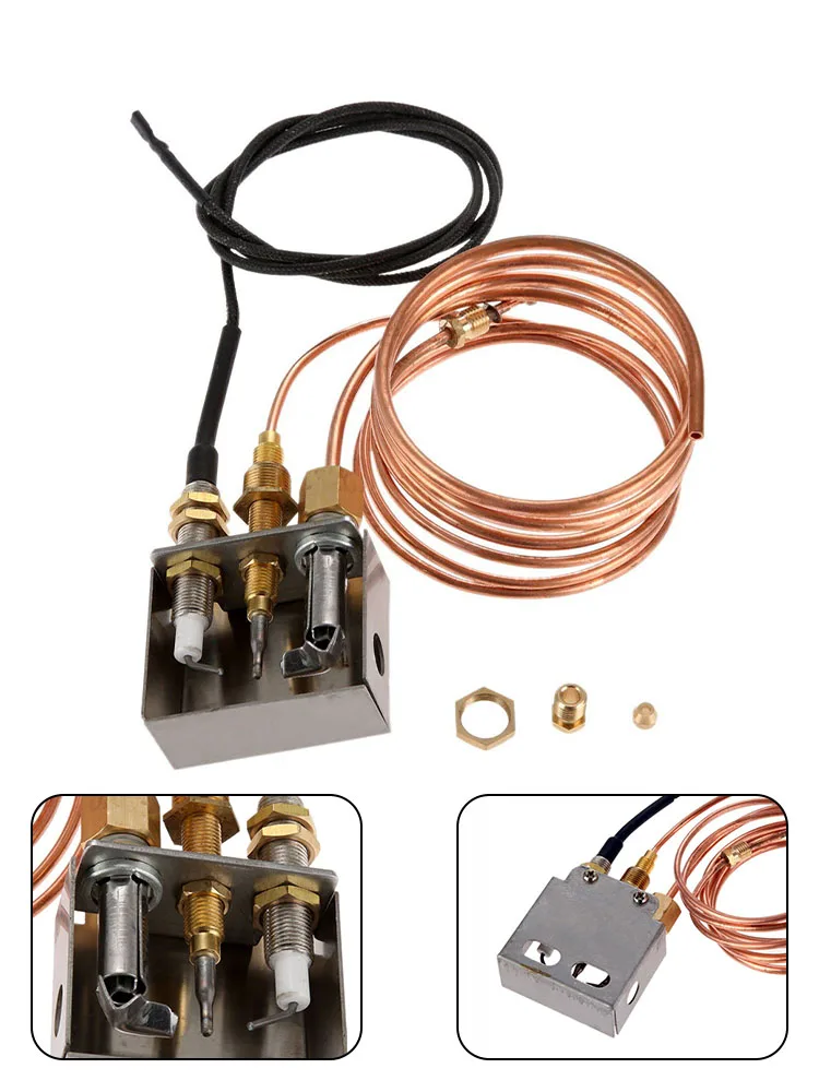 Propane Gas Heater Fireplaces Fire Pits Safety Replacement Part Pilot Burner Assembly For Propane Igniter Kit 900mm Thermocouple
Propane Gas Heater Fireplaces Fire Pits Safety Replacement Part Pilot Burner Assembly For Propane Igniter Kit 900mm Thermocouple