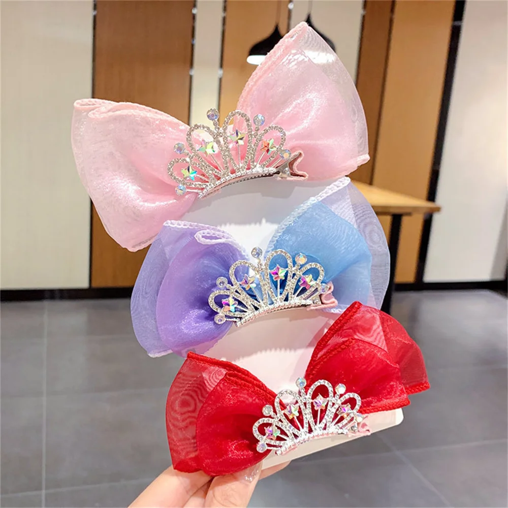 Korean Children Hairpin Crown Bowknot Baby Girl Hairpins Hair Clips Baby Bow Headwear Kids Barrettes Baby Crown Hair Accessories
Korean Children Hairpin Crown Bowknot Baby Girl Hairpins Hair Clips Baby Bow Headwear Kids Barrettes Baby Crown Hair Accessories