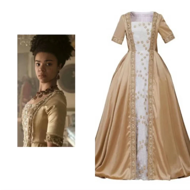 Queen Charlotte A Bridgerton Story Queen Enthroned Rococo Dress Vintage Ball Gown Renaissance Costume
Queen Charlotte A Bridgerton Story Queen Enthroned Rococo Dress Vintage Ball Gown Renaissance Costume