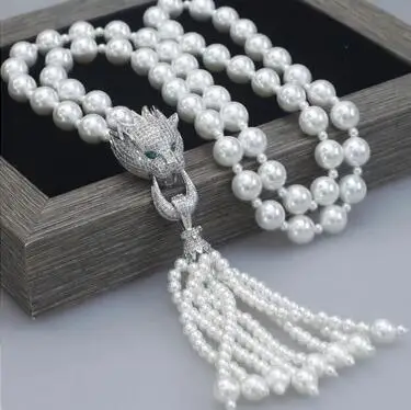Women Gift word Love jewelry set Leopard panther Head Zircon Natural Shell Pearl Chain Tassels Fashion Necklace
Women Gift word Love jewelry set Leopard panther Head Zircon Natural Shell Pearl Chain Tassels Fashion Necklace