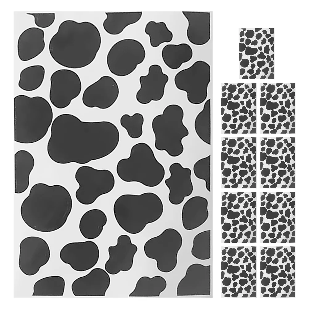10 Sheets of Adhesive Stickers DIY Cow Pattern Stickers for Water Bottle Scrapbook DIY Stickers
10 Sheets of Adhesive Stickers DIY Cow Pattern Stickers for Water Bottle Scrapbook DIY Stickers