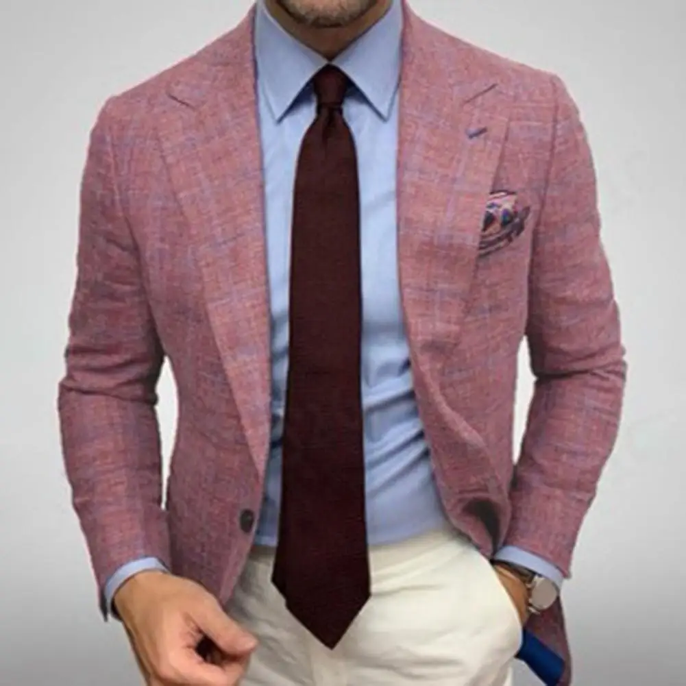 Men Formal Suit Coat Men Lightweight Stylish Plaid Print Men's Suit Coat Formal Lapel Long Sleeve Cardigan with for Groom's
Men Formal Suit Coat Men Lightweight Stylish Plaid Print Men's Suit Coat Formal Lapel Long Sleeve Cardigan with for Groom's