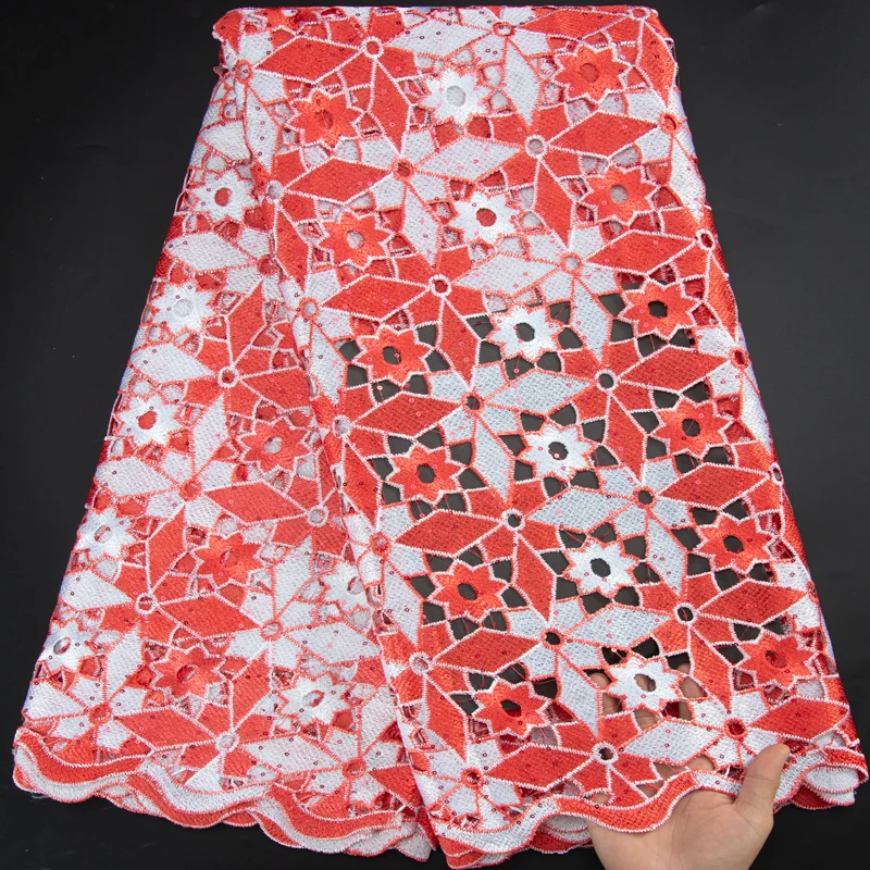African Guipure Lace Fabric 2023 5 Yards With Sequins Red Nigerian Cord Lace Fabric Water Soluble Fabric For Party Dress A3151
African Guipure Lace Fabric 2023 5 Yards With Sequins Red Nigerian Cord Lace Fabric Water Soluble Fabric For Party Dress A3151