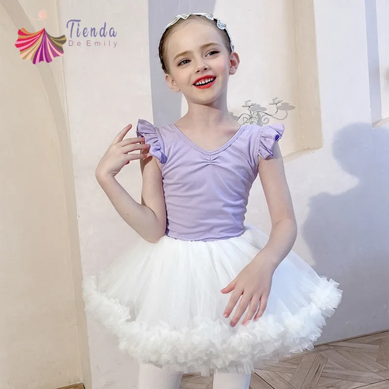 Girl Ballet Leotards Short Ruffle Sleeve Skirted Tutu Dress Toddler Outfits Classic Gymnastic Ballerina Fluffy 4 Layer Summer
Girl Ballet Leotards Short Ruffle Sleeve Skirted Tutu Dress Toddler Outfits Classic Gymnastic Ballerina Fluffy 4 Layer Summer