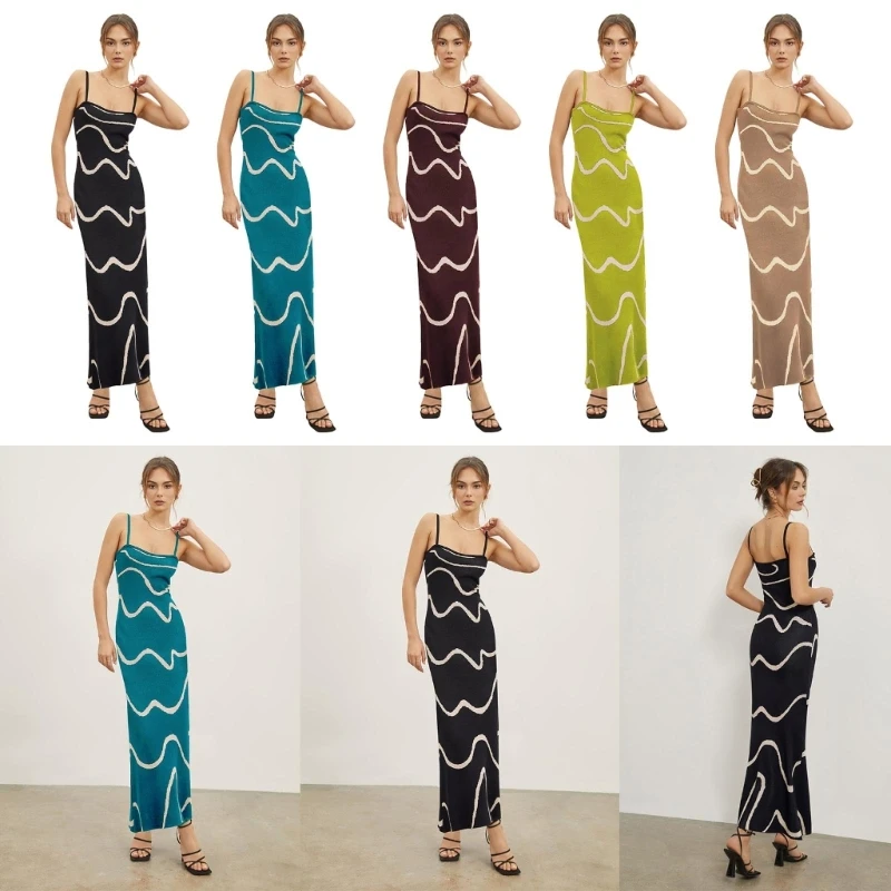 Sexy Sleeveless Backless Maxi Dress Bodycon Fit Long Dresses for Nightclubs and Special Occasions
Sexy Sleeveless Backless Maxi Dress Bodycon Fit Long Dresses for Nightclubs and Special Occasions