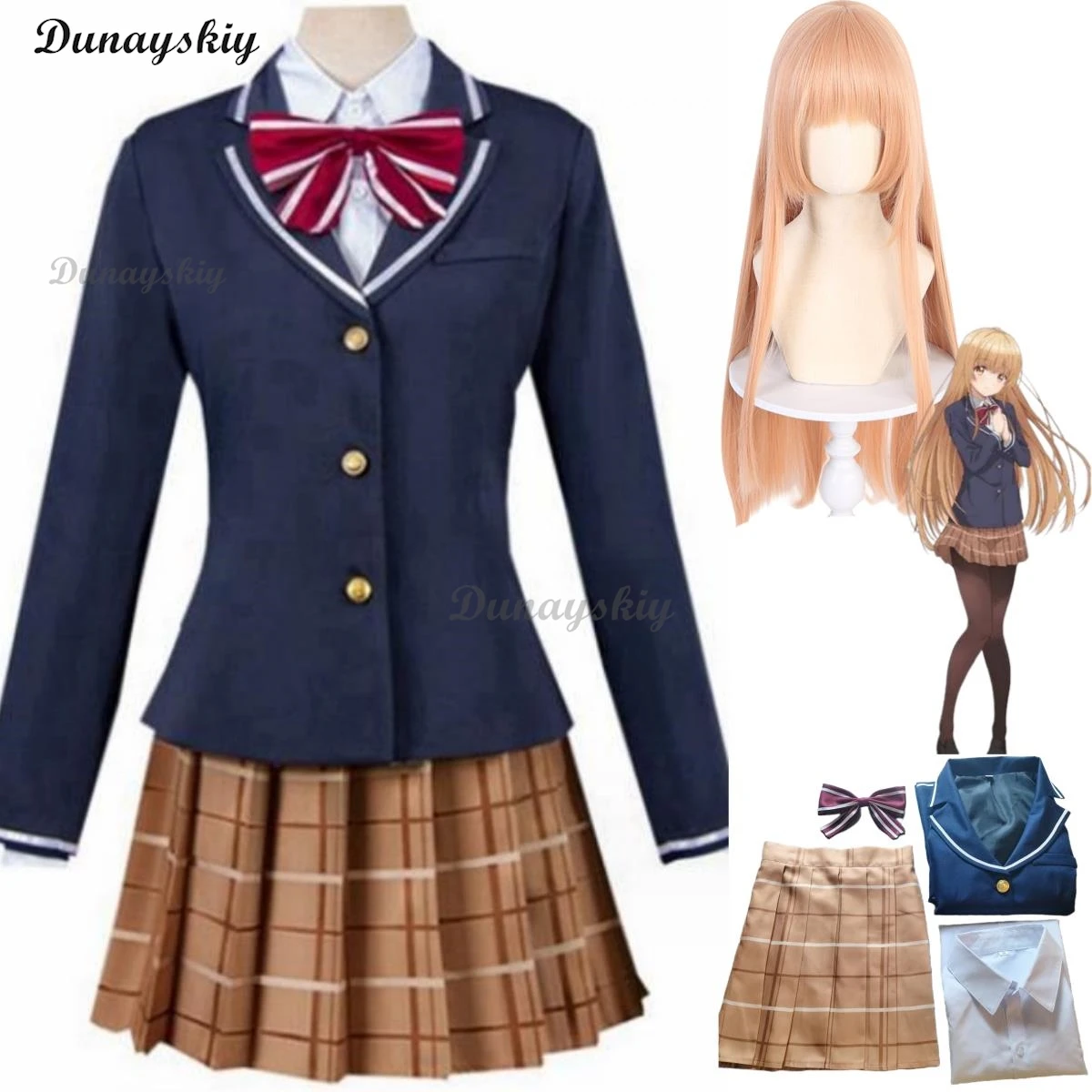 Anime The Angel Next Door Spoils Me Rotten Shiina Mahiru Cosplay Costume Wig School Uniform Skirt Woman Kawaii Campus Suit
Anime The Angel Next Door Spoils Me Rotten Shiina Mahiru Cosplay Costume Wig School Uniform Skirt Woman Kawaii Campus Suit