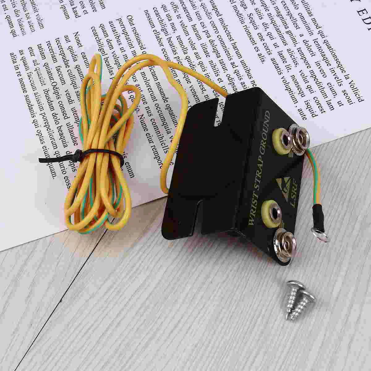 1pc ESD Ring Anti Static Durable Electrical Socket Terminal Connectors Table Mats Cable Ground Socket for Wrist Strap (Random
1pc ESD Ring Anti Static Durable Electrical Socket Terminal Connectors Table Mats Cable Ground Socket for Wrist Strap (Random
