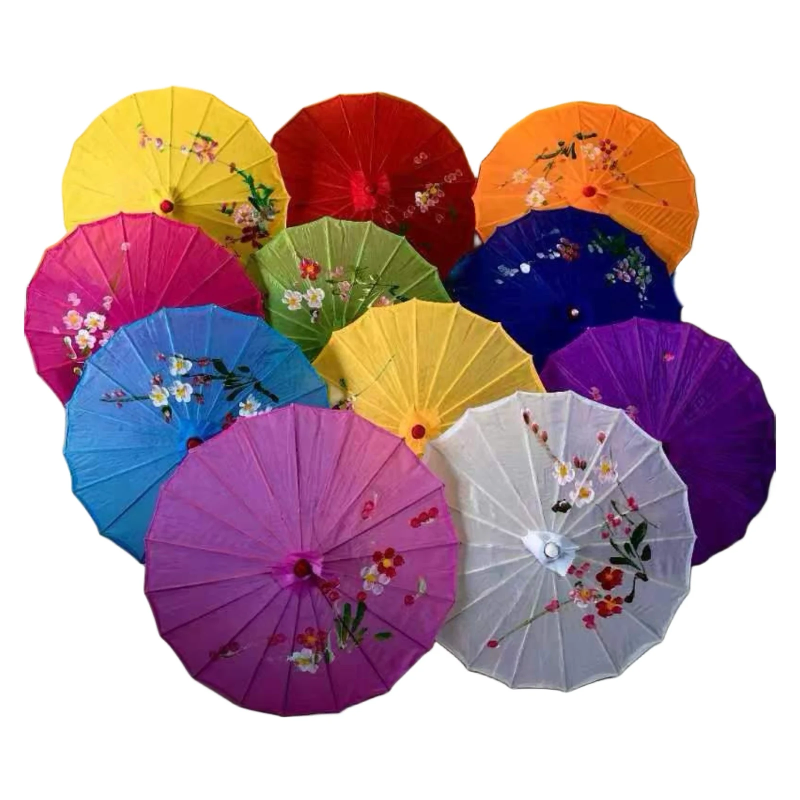 

5 pcs Diameter82cm hand-painted silk-like umbrellas Modified oil paper umbrellas Party Ceiling Decoration
