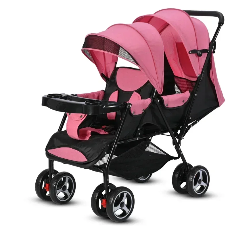 

Wholesale Twin Baby Strollers Can Sit Lie Down Split Ultra Lightweight Portable and Foldable Baby Strollers