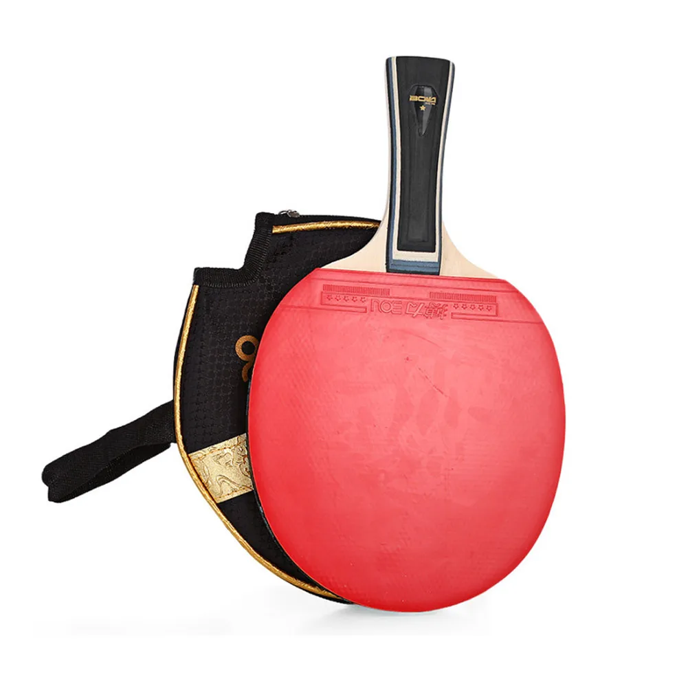 Strong Spin Table Tennis Racket w/ Bag 1/2/3/4 Star 7 Ply Wood Ping Pong Pingpang Bat Paddle Long Handle All-round Type Racquet
Strong Spin Table Tennis Racket w/ Bag 1/2/3/4 Star 7 Ply Wood Ping Pong Pingpang Bat Paddle Long Handle All-round Type Racquet