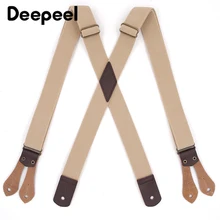 Deepeel 3.5*125cm Mens Suspenders X-type 4 Clips Adult Men's Braces Stretch Wide Work Suspender Outdoor Casual Male Jockstrap
Deepeel 3.5*125cm Mens Suspenders X-type 4 Clips Adult Men's Braces Stretch Wide Work Suspender Outdoor Casual Male Jockstrap