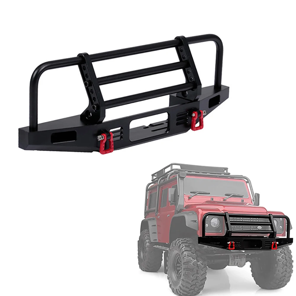

NEW high quality Adjustable Metal Front Bumper for 1/10 RC Crawler Traxxas TRX4 Defender Axial SCX10 SCX10 II 90046 90047