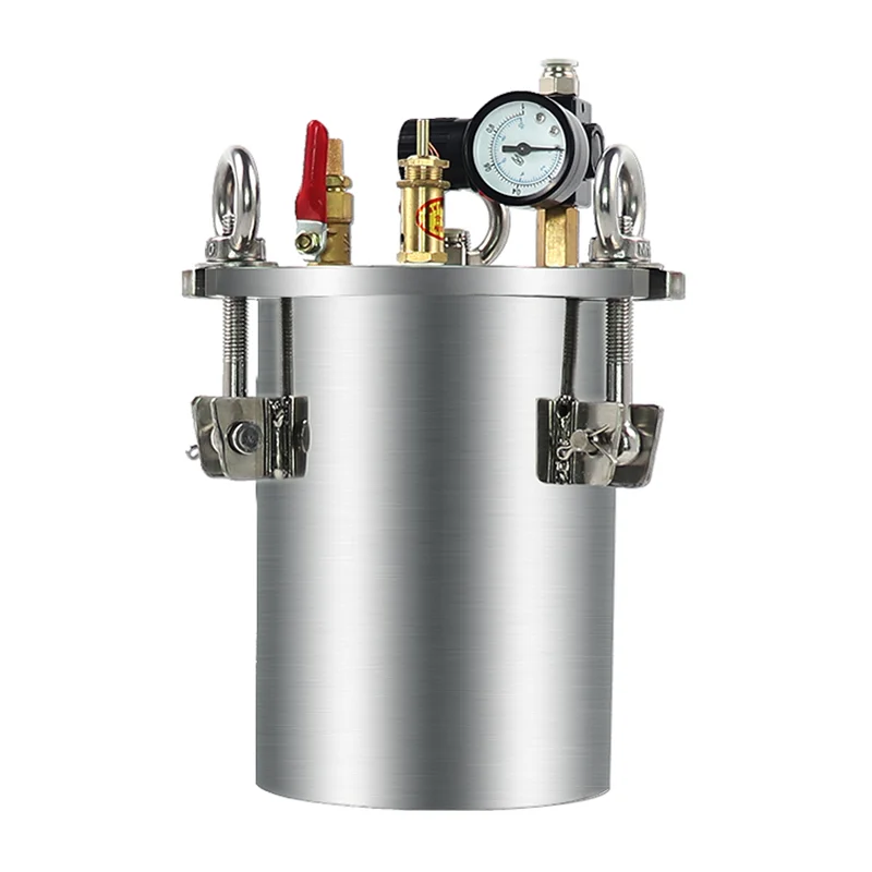 

3L 304 stainless steel carbon steel pressure tank, distributor tank, dispensing bucket, with safety valve, regulating valve