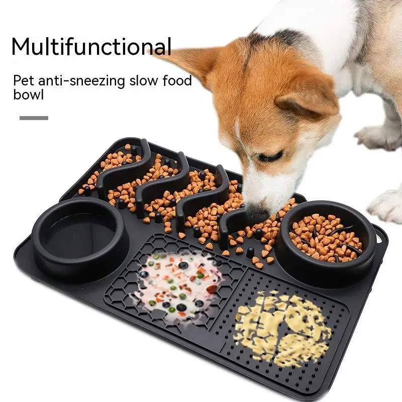 Dog Silicone Licking Pad Pet Licking Mat Silicone Smelling Mat Multifunctional Food Bowl Pets Supplies
Dog Silicone Licking Pad Pet Licking Mat Silicone Smelling Mat Multifunctional Food Bowl Pets Supplies