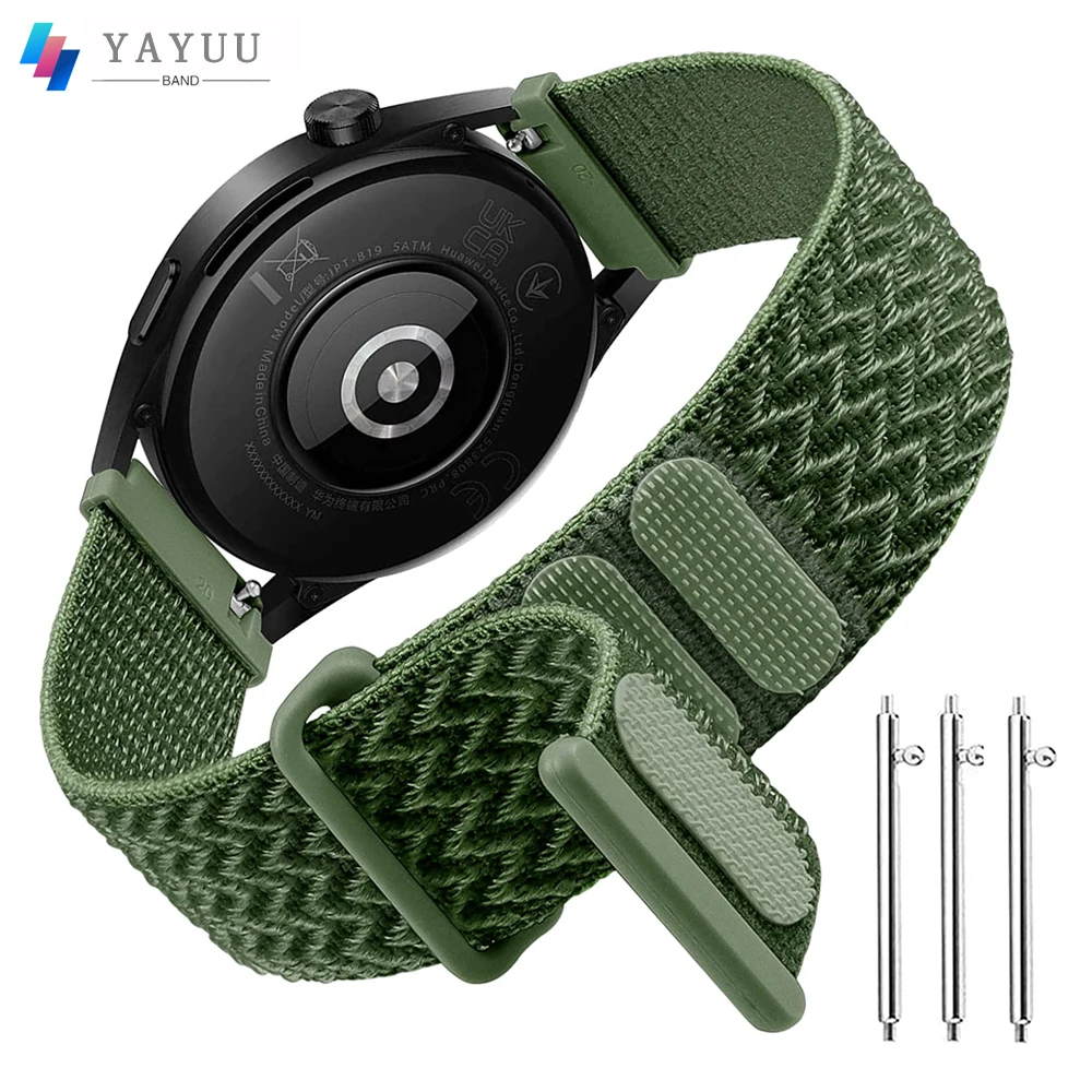 Strap for Huawei Watch GT3 46mm/GT2 46mm/GT2 Pro/GT 2e/Galaxy Watch 46mm/Gear S3, 22mm Nylon Sport Band for Amazfit GTR 4 3
Strap for Huawei Watch GT3 46mm/GT2 46mm/GT2 Pro/GT 2e/Galaxy Watch 46mm/Gear S3, 22mm Nylon Sport Band for Amazfit GTR 4 3