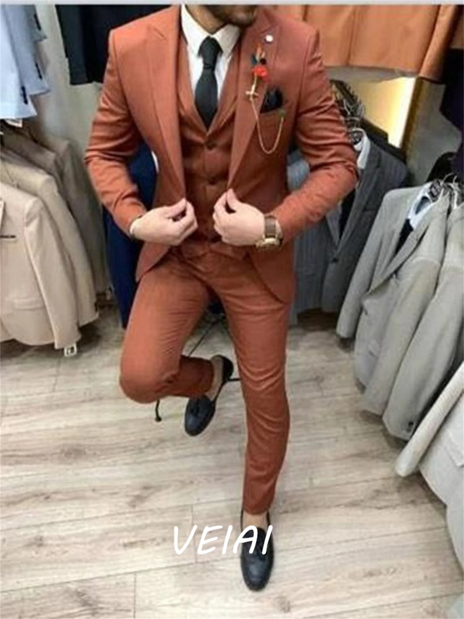 2023 Orange Latest Designs Wedding Prom Business Men Suit 2 Pieces(Jacket+Pant+Tie)traje de novio para boda
2023 Orange Latest Designs Wedding Prom Business Men Suit 2 Pieces(Jacket+Pant+Tie)traje de novio para boda