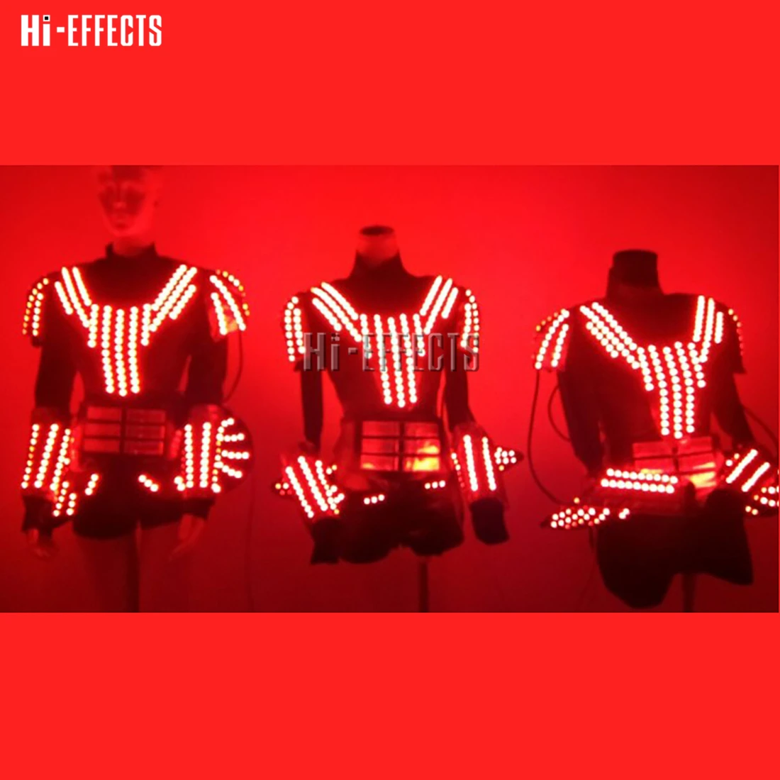 LED Luminous Costume Women Clothes Dancing Flash LED Glowing Light Robot Suits Clothing for Stage Nightclub DJ Party Decoration
LED Luminous Costume Women Clothes Dancing Flash LED Glowing Light Robot Suits Clothing for Stage Nightclub DJ Party Decoration
