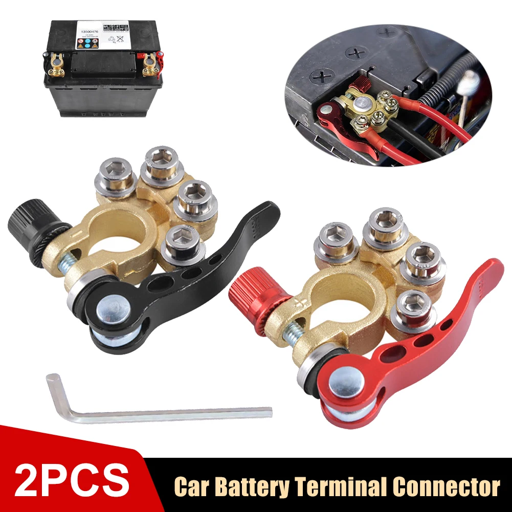 2Pcs Car Batterty Terminal Connector Quick Release Disconnect Battery Terminal Clamp Power Protection Function For Bmw VW Benz
2Pcs Car Batterty Terminal Connector Quick Release Disconnect Battery Terminal Clamp Power Protection Function For Bmw VW Benz