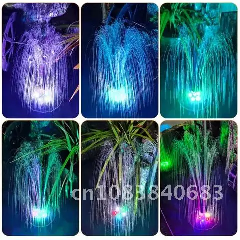 

Solar Panel Powered Floating Fountain Pump 6 Water Styles LED Lights Bird Bath Garden Pool Pond Lawn Decoration