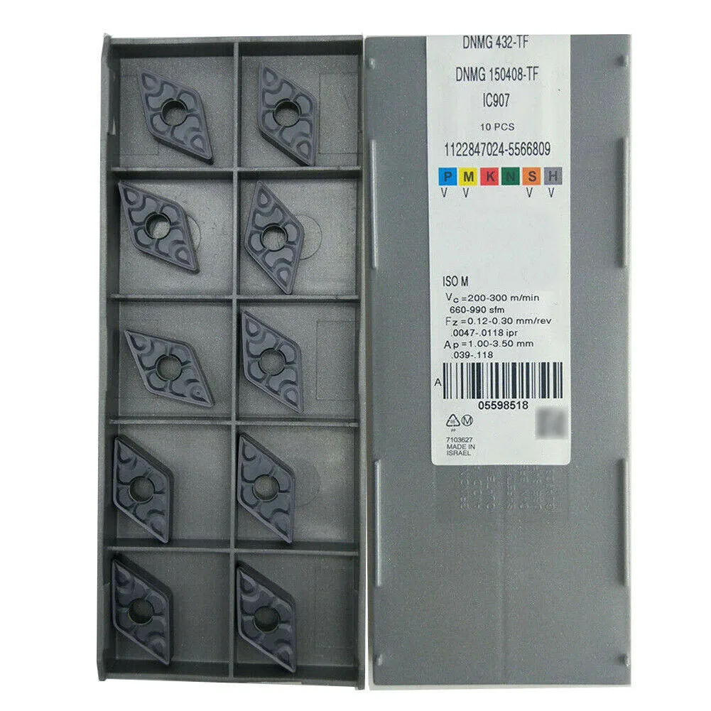 10 шт Φ DNMG 150408-TF IC907 DNMG432-TF вставки для стального карбида длина лезвия 15,5 мм CNC toolhold
10 шт Φ DNMG 150408-TF IC907 DNMG432-TF вставки для стального карбида длина лезвия 15,5 мм CNC toolhold