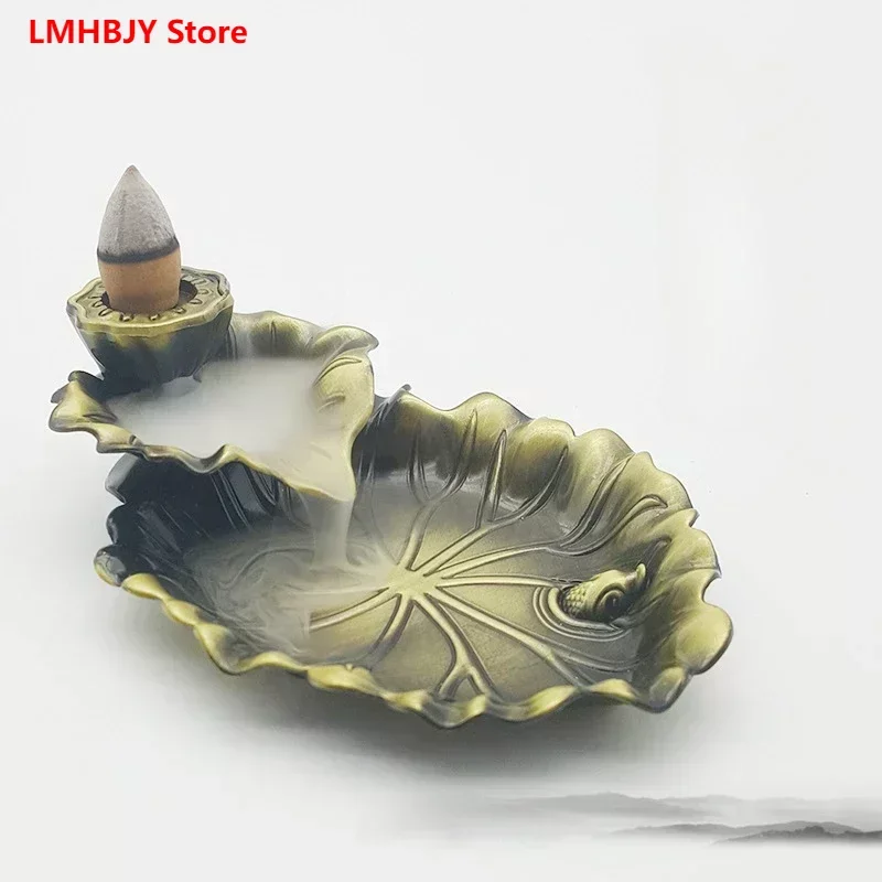 Горелка для благовоний из сплава в форме листьев лотоса, курильница из сандалового дерева в форме лягушки, декоративная тарелка для благовоний, дзен, для чайной церемонии
Горелка для благовоний из сплава в форме листьев лотоса, курильница из сандалового дерева в форме лягушки, декоративная тарелка для благовоний, дзен, для чайной церемонии