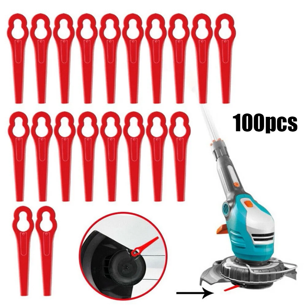 100pcs Lawn Mower Cutter Blades For Einhell BG-CT 18 Li RG-CT 18/1 Li GE-CT 18Li Garden Grass Trimmer Replacement Plastic Blades
100pcs Lawn Mower Cutter Blades For Einhell BG-CT 18 Li RG-CT 18/1 Li GE-CT 18Li Garden Grass Trimmer Replacement Plastic Blades