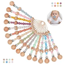1PC Baby Pacifier Chain Silicone Beads Food Grade Silicone Newborn Teether Chews Beech Pacifier Clip Baby Stroller Pendant Baby
1PC Baby Pacifier Chain Silicone Beads Food Grade Silicone Newborn Teether Chews Beech Pacifier Clip Baby Stroller Pendant Baby