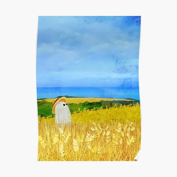 

There Is A Ghost In The Wheat Field Poster Art Decoration Decor Mural Picture Wall Funny Home Print Vintage Room No Frame