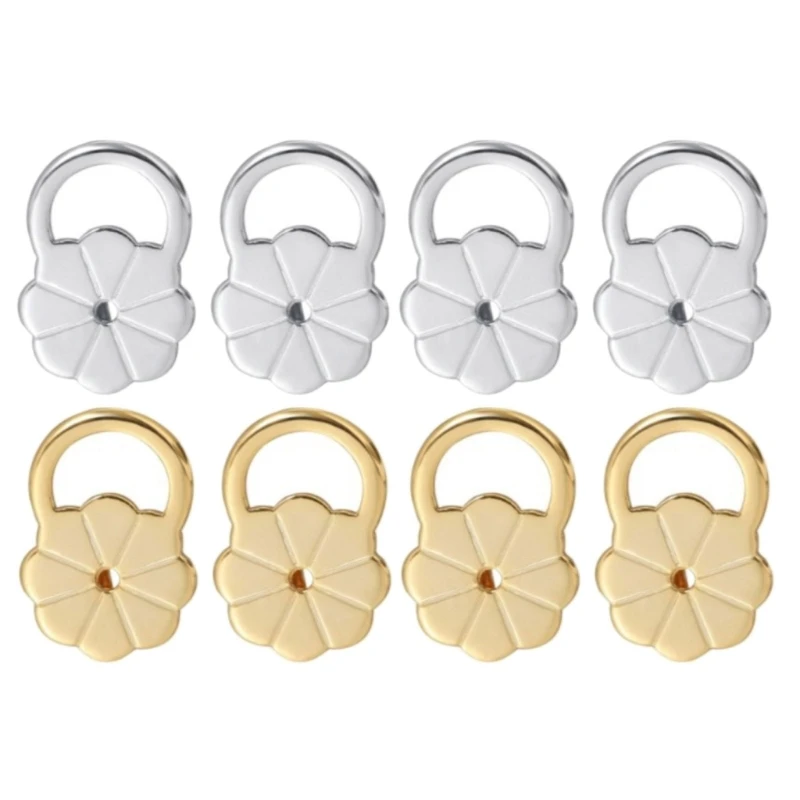 8 шт. многофункциональные подъемники для сережек для тяжелых шпилек, надежная задняя часть для отвисших ушей