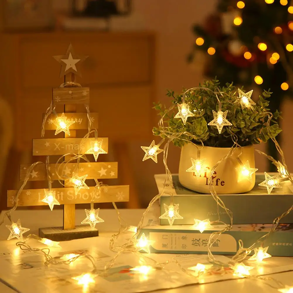 Star String Light High Brightness Soft Lighting Pentagram LED String Light Holiday Party Prop Party
Star String Light High Brightness Soft Lighting Pentagram LED String Light Holiday Party Prop Party