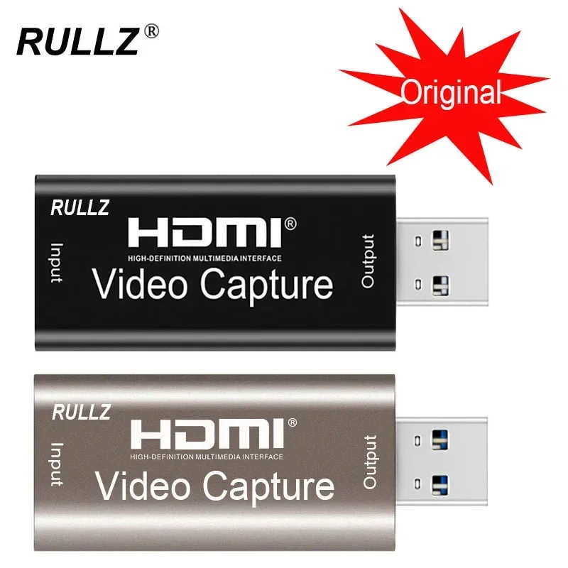 

USB 2.0 Audio Video Capture Card HDMI Video Grabber Game Record Box for PS3 PS4 STB XBOX Camera Recording PC Live Streaming Mini