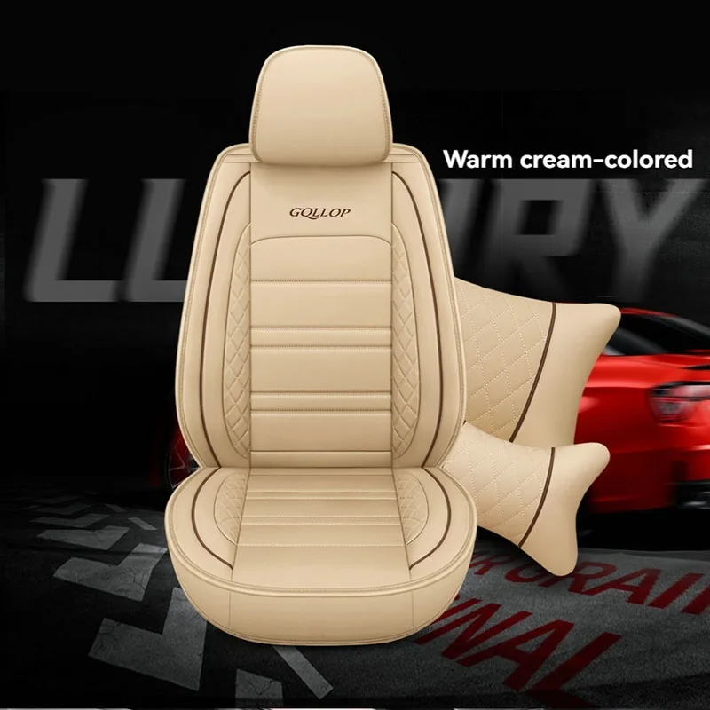 

WZBWZX General leather car seat cover for Peugeot All Model 4008 RCZ 308 508 301 3008 206 307 207 2008 408 5008 607 Car-Styling