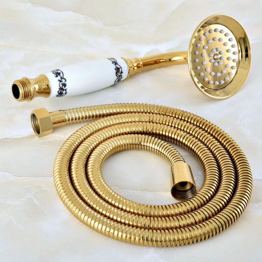 Насадка для душа золотого цвета, латунный, в стиле телефона, для экономии воды, с распылителем и шлангом 1,5 м, zhh041
Насадка для душа золотого цвета, латунный, в стиле телефона, для экономии воды, с распылителем и шлангом 1,5 м, zhh041