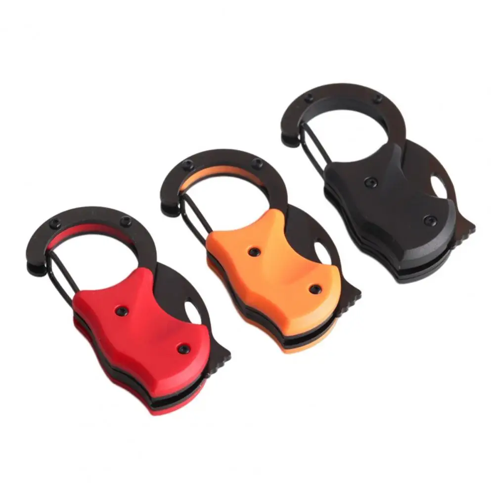 Keychain Cutter Wear-resistant Sharp Blade Stainless Steel Mini Folding Pocket Cutter Household Supplies
Keychain Cutter Wear-resistant Sharp Blade Stainless Steel Mini Folding Pocket Cutter Household Supplies