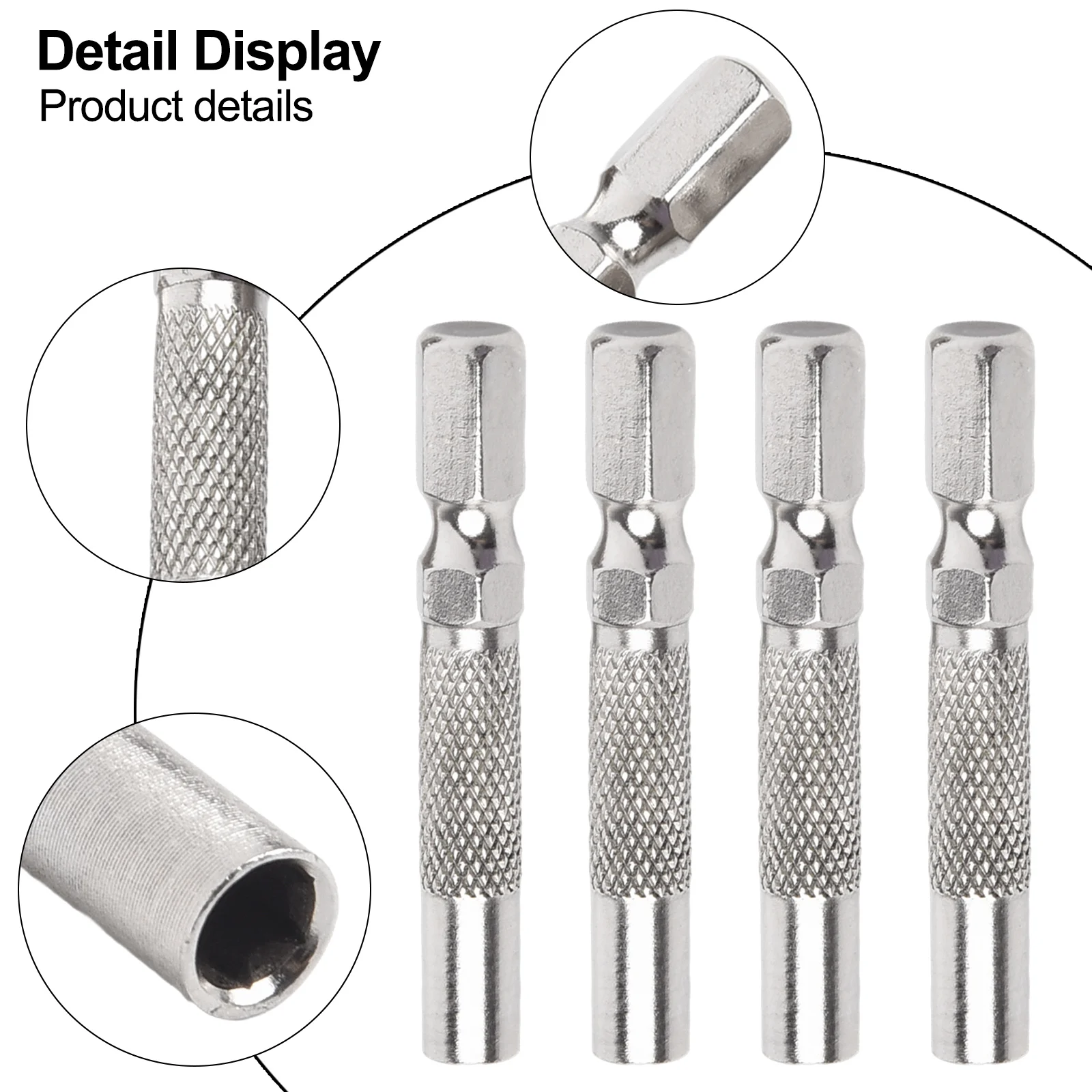 4pcs 6.35mm 1/4inch Hex Insert Bit Adapter Electric Screwdriver Magnetic Holder Screwdriver Adapter Hand Tools
4pcs 6.35mm 1/4inch Hex Insert Bit Adapter Electric Screwdriver Magnetic Holder Screwdriver Adapter Hand Tools