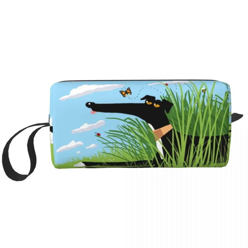 Summer Greyhound Large Makeup Bag Zipper Pouch Travel Cosmetic Bags Skipworth Whippet Lurcher Dog Galgo Organizer for Women
Summer Greyhound Large Makeup Bag Zipper Pouch Travel Cosmetic Bags Skipworth Whippet Lurcher Dog Galgo Organizer for Women