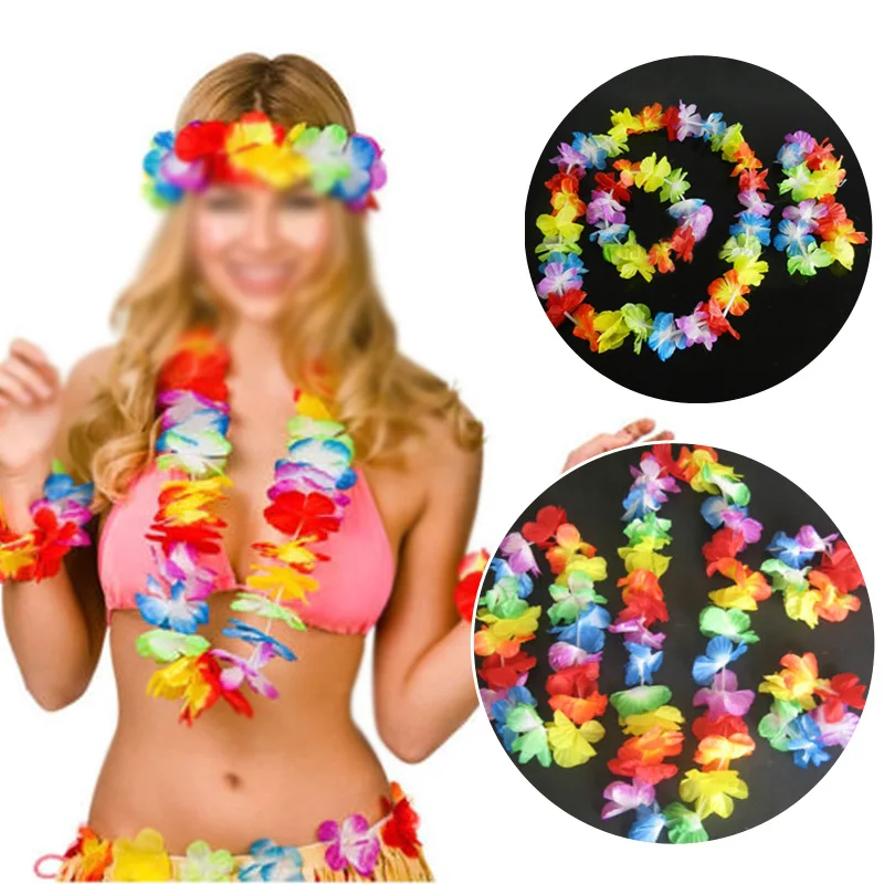 4pcs Hawaiian Flower Leis Garland Necklace Fancy Dress Party Hawaii Beach Fun Festive Supplies Decoration Accessories
4pcs Hawaiian Flower Leis Garland Necklace Fancy Dress Party Hawaii Beach Fun Festive Supplies Decoration Accessories