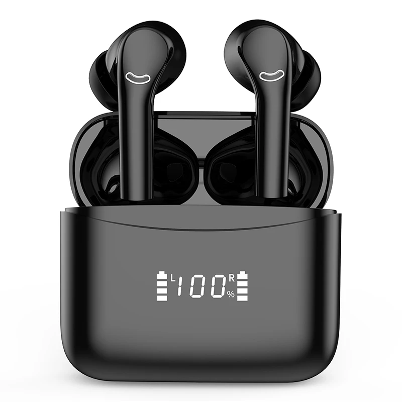 

Bluetooth Wireless Headphones HiFi Music Headset Subwoofer Low Delay With Mic Stereo Earbuds Handsfree Earphone LED Display